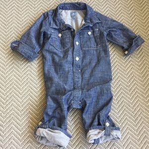 Baby Gap Denim jumpsuit